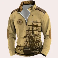 Truien & Vesten Heren*GERALD - Klassiek Zomers Sweatshirt voor Heren