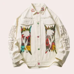 Jassen Dames*Gertrude - Lente/Zomer Damesjas in straatstijl Beige