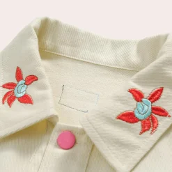 Jassen Dames*Gertrude - Lente/Zomer Damesjas in straatstijl Beige