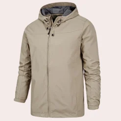 Jassen Heren*Gervais - Heren zomer windjack met capuchon