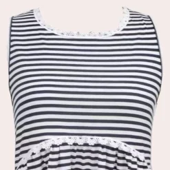 Topjes & Shirts Dames*Gestreepte gebreide zomertanktop voor dames