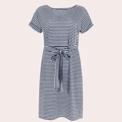 Jurken & Jumpsuits Dames*Gestreepte zomerse casual jurk voor dames