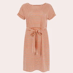 Jurken & Jumpsuits Dames*Gestreepte zomerse casual jurk voor dames