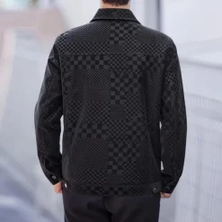 Jassen Heren*Ghita - Ontspannen Pasvorm Zomer Knoopjack voor Mannen