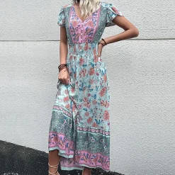 Jurken & Jumpsuits Dames*GINEVRA - Luchtige zomer boho jurk