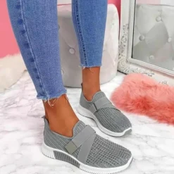 Damesschoenen*Giselle - Ademende casual damesschoenen voor de zomer