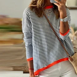 Topjes & Shirts Dames*GISELLE - Comfortabele losse zomertop Grijs