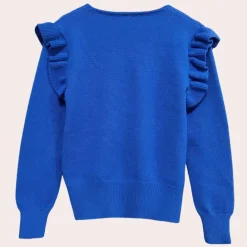 Truien & Vesten Dames*GIULIETTA - Luchtige Zomertrui voor Dames Blauw