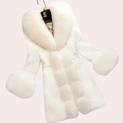 Jassen Dames*GIUSEPPINA - Luxe Pluizige Mantel voor Dames