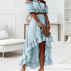 Sets Dames*GORDANA - Prachtige lange zomerjurk