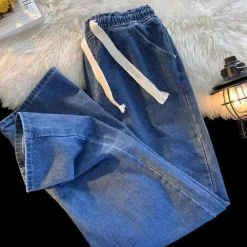Broeken Heren*GREGORY - Modieuze Zomerse Denim Broek voor Heren