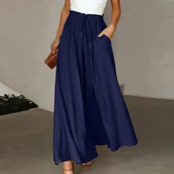 Broeken & Rokken Dames*GRETA - Elegante losse zomerbroek