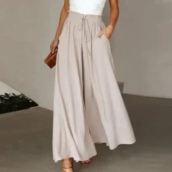 Broeken & Rokken Dames*GRETA - Elegante losse zomerbroek