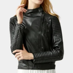 Jassen Dames*Gudrun - Stijlvolle Zomermotorjas voor Dames Zwart