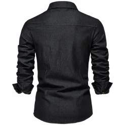 Shirts Heren*GUILLEM - Casual lange mouwen zomershirt