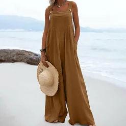 Jurken & Jumpsuits Dames*GUNVOR - Luchtige zomer jumpsuit