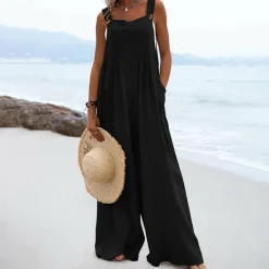 Jurken & Jumpsuits Dames*GUNVOR - Luchtige zomer jumpsuit