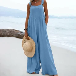 Jurken & Jumpsuits Dames*GUNVOR - Luchtige zomer jumpsuit