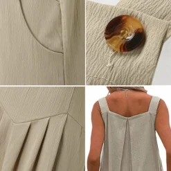 Jurken & Jumpsuits Dames*GUNVOR - Luchtige zomer jumpsuit