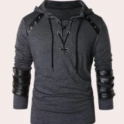 Truien & Vesten Heren*Gusztav - Mannen Casual Coole Verstelbare Zomer Hoodie