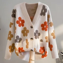 Truien & Vesten Dames*Hainrich - Romantisch Gebloemd Damesvest voor de Zomer