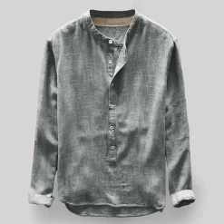 Shirts Heren*HANNES - Herenhemd met lange mouwen voor de zomer