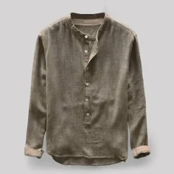 Shirts Heren*HANNES - Herenhemd met lange mouwen voor de zomer