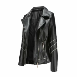 Leren Jassen Dames|Jassen Dames*HANNIE - Stijlvolle leren zomerjas