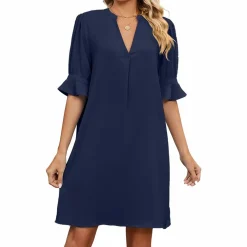 Jurken & Jumpsuits Dames*HARPER - Elegante casual zomerjurk