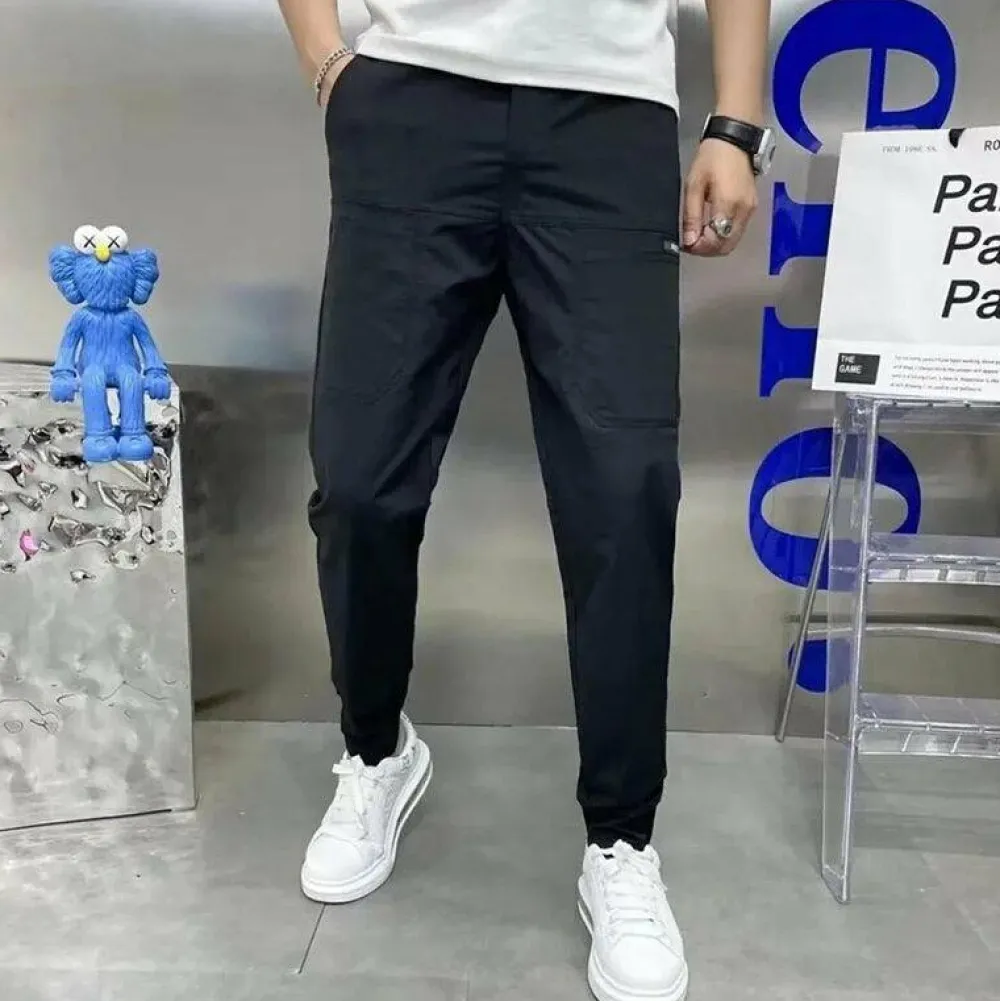 Broeken Heren*HARRI - Multi-pocket casual zomerbroek voor heren