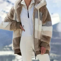 Jassen Dames*HARRIET - Fleecejack met capuchon voor dames