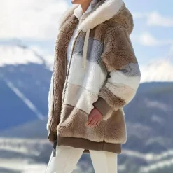 Jassen Dames*HARRIET - Fleecejack met capuchon voor dames