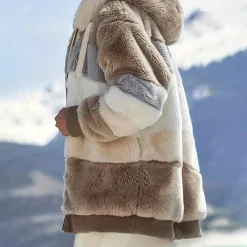 Jassen Dames*HARRIET - Fleecejack met capuchon voor dames