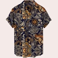 Shirts Heren*Harvey - Comfortabel herenshirt met korte mouwen voor de zomer