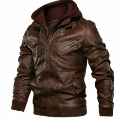 Leren Jassen Heren*Hawk Leren Jas - Perfect voor de Lente en Zomer