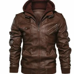 Leren Jassen Heren*Hawk Leren Jas - Perfect voor de Lente en Zomer