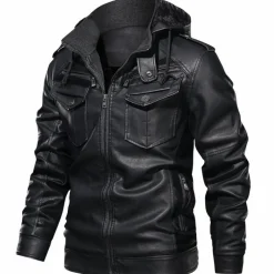 Leren Jassen Heren*Hawl Leren Jas - Zomerse Stijl