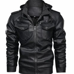 Leren Jassen Heren*Hawl Leren Jas - Zomerse Stijl