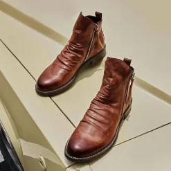 Schoenen Heren*HAYLOM - Stijlvolle zomerlaarzen met rits