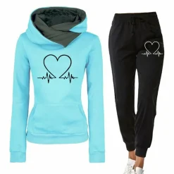 Sets Dames*HEARTBEAT - Zomerse jogging set met broek voor dames
