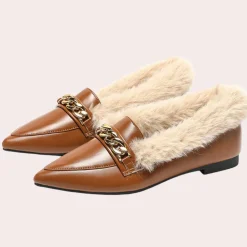 Damesschoenen*HELENA - Luxe Zomerschoenen voor Dames Bruin