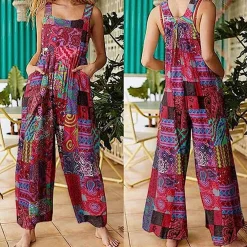 Jurken & Jumpsuits Dames*HELI - Luchtige zomer jumpsuit voor vrouwen