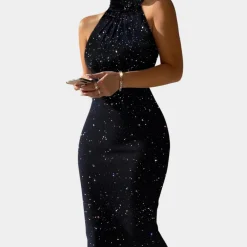 Jurken & Jumpsuits Dames*Helka - Stijlvolle mouwloze maxi zomerjurk Zwart