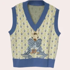 Truien & Vesten Dames*HENRICA - Elegante Zomervest voor Dames Blauw