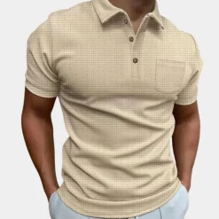 Shirts Heren*Heren casual zomer overhemd met korte mouwen