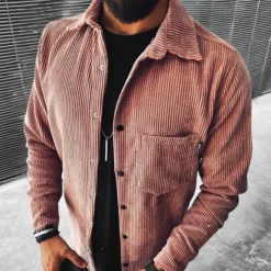 Shirts Heren*Heren lichtgewicht zomer shirt met lange mouwen