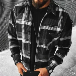 Shirts Heren*Heren lichtgewicht zomer shirt met lange mouwen