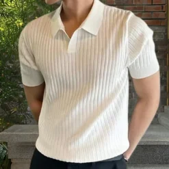 Shirts Heren*Heren trendy poloshirt voor de zomer