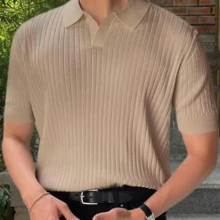 Shirts Heren*Heren trendy poloshirt voor de zomer