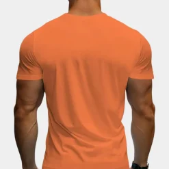 Shirts Heren*Heren t-shirt korte mouwen - Zomerse stijl Oranje